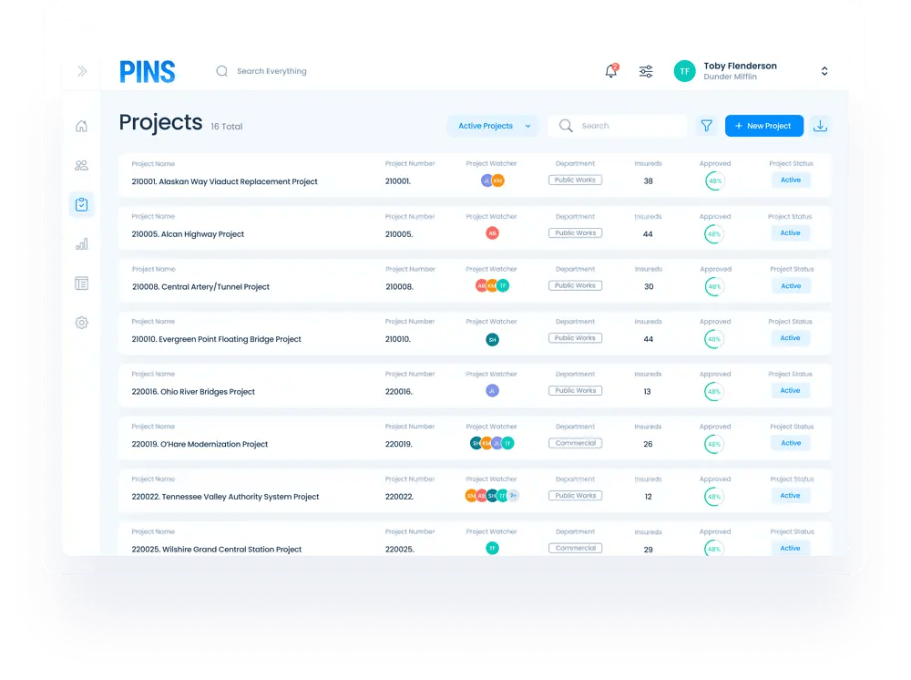 PINS-PROJECT-DASHBOARD